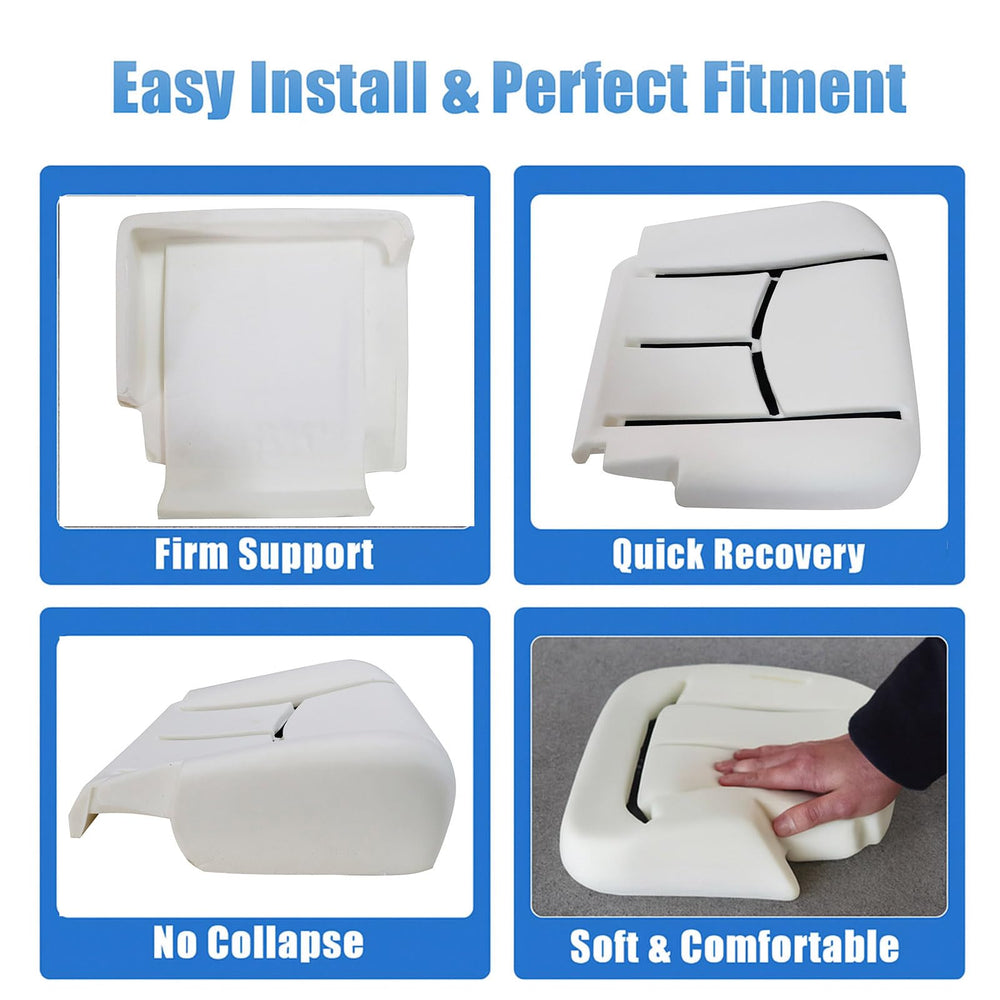 NLQR foam cushion material closeup, highlighting durable, responsive foam.