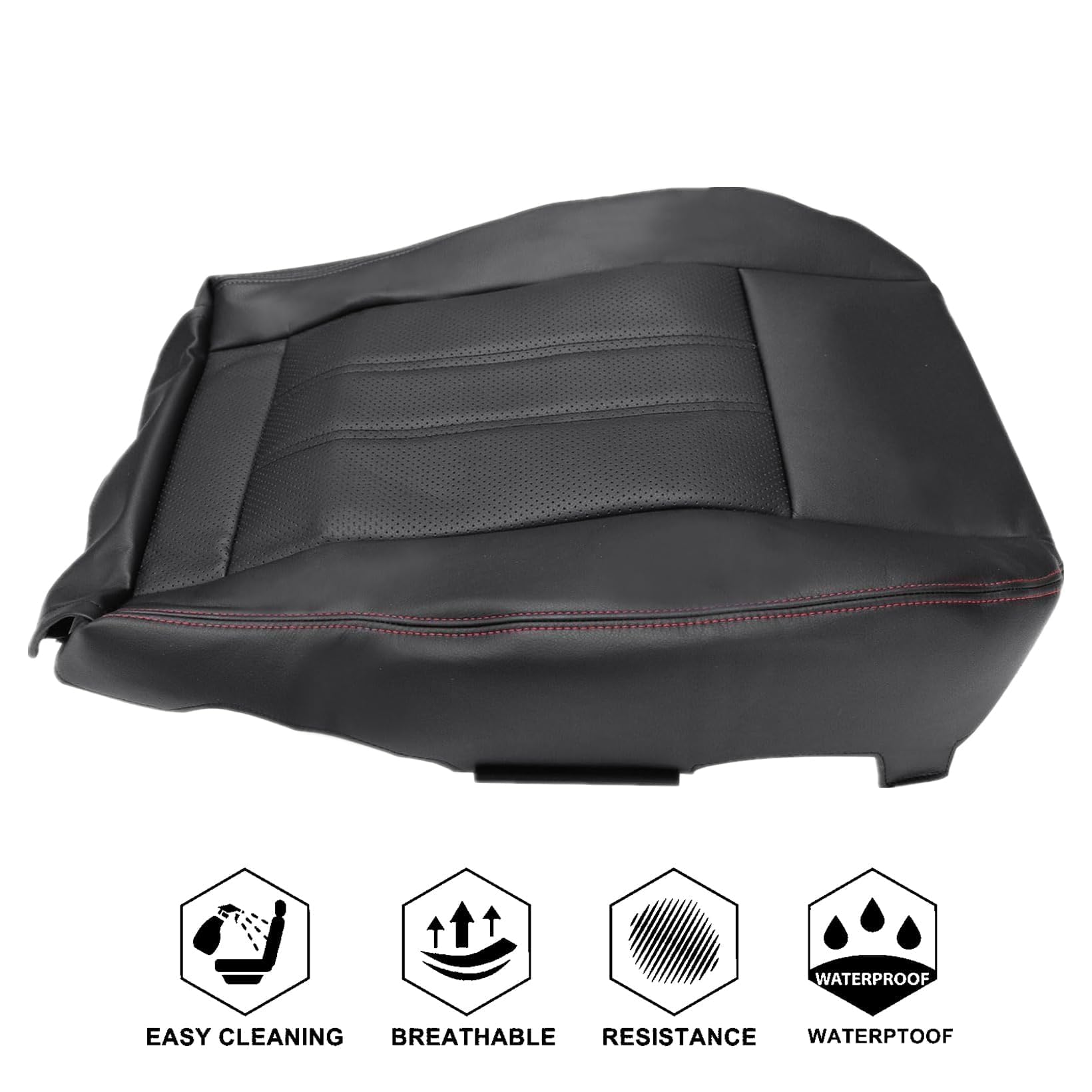NLQR microfiber leather bottom seat cover provides practical replacement