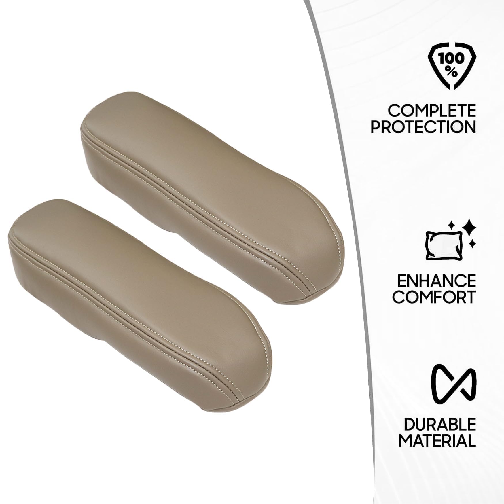 NLQR armrest cover shields the center console from pet claws and dirt.