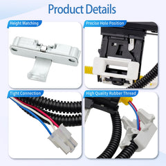 NLZQMBC washer lid lock latch packaging with complete replacement kit.
