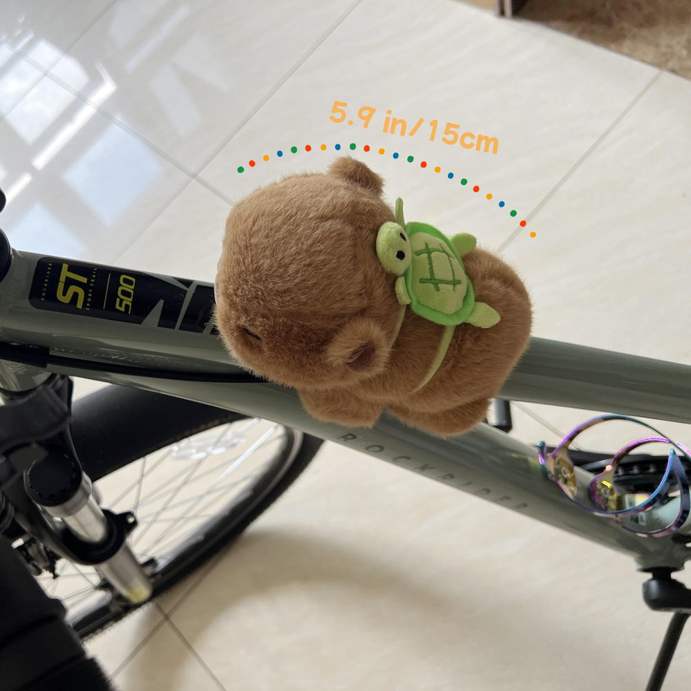 NMOHYDEU two-in-one capybara plush with removable turtle