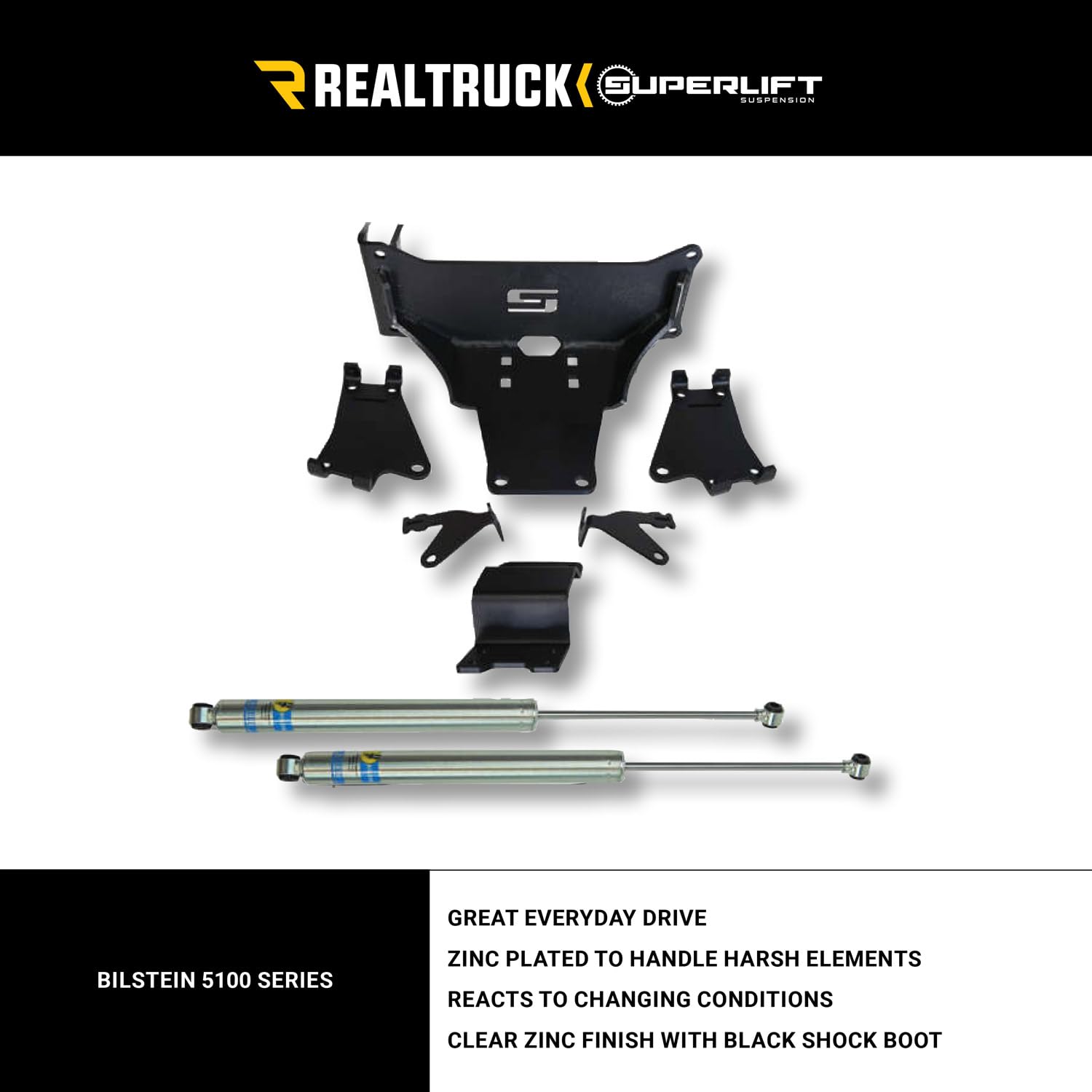 No-lift design steering solution preserving drivability and stability.