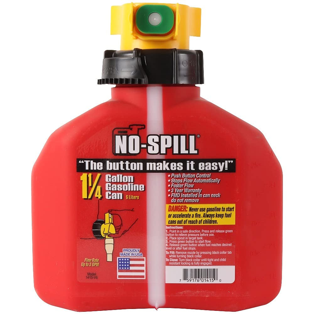 No-Spill 1415 6-inch flex-spout extension improves reach for hard-to-access tanks.