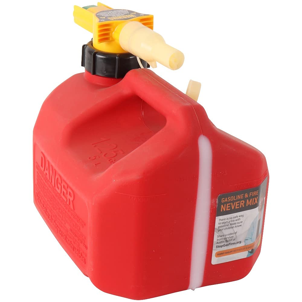 No-Spill 1415 thumb-button pour provides precise, spill-free pouring.