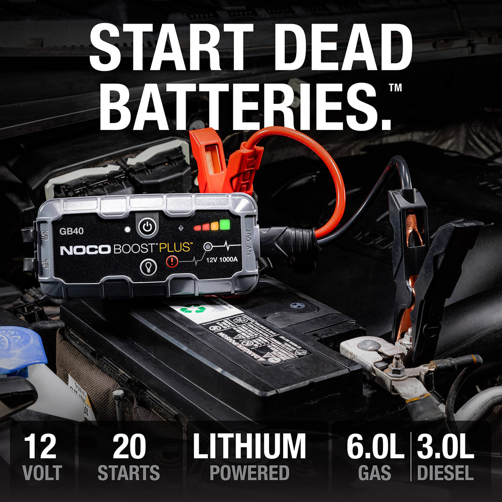 GB40 compact size demonstrates portable power for roadside boosts and quick top-ups