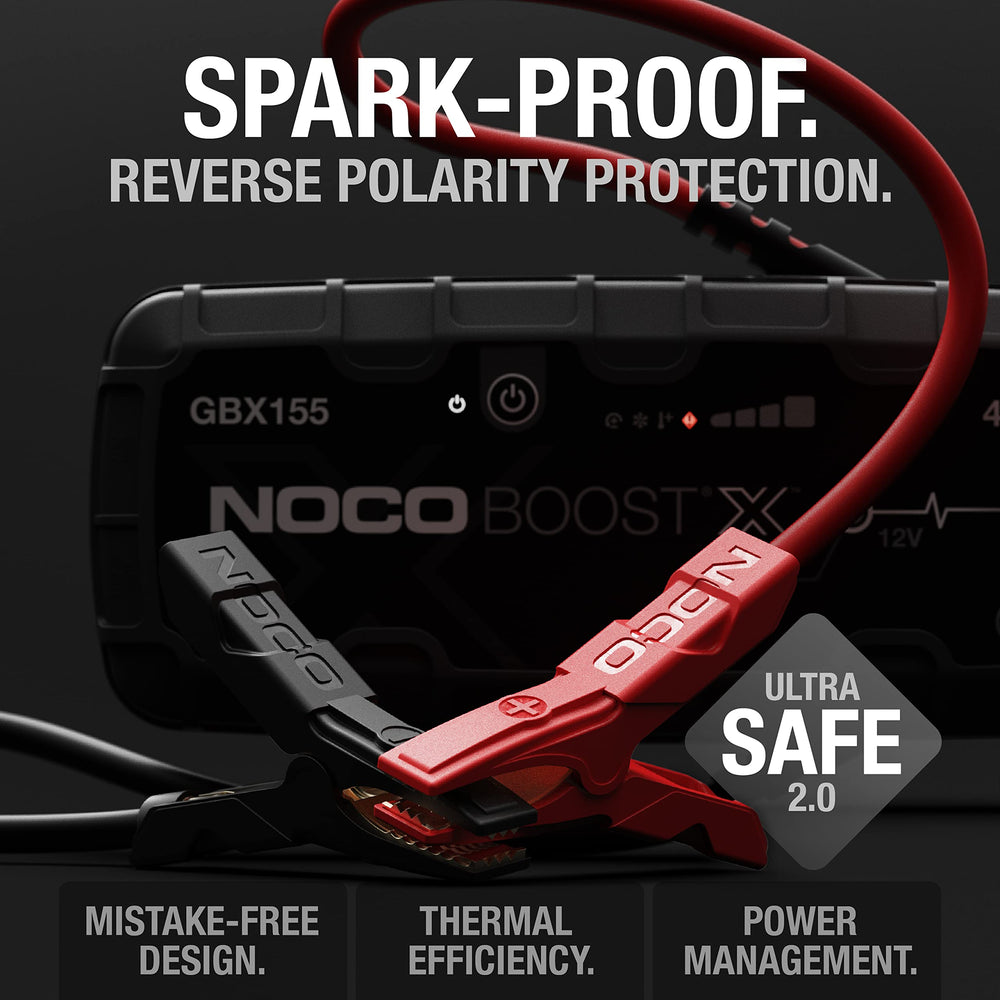 NOCO Boost X GBX155 500-lumen LED flashlight aids nighttime repairs