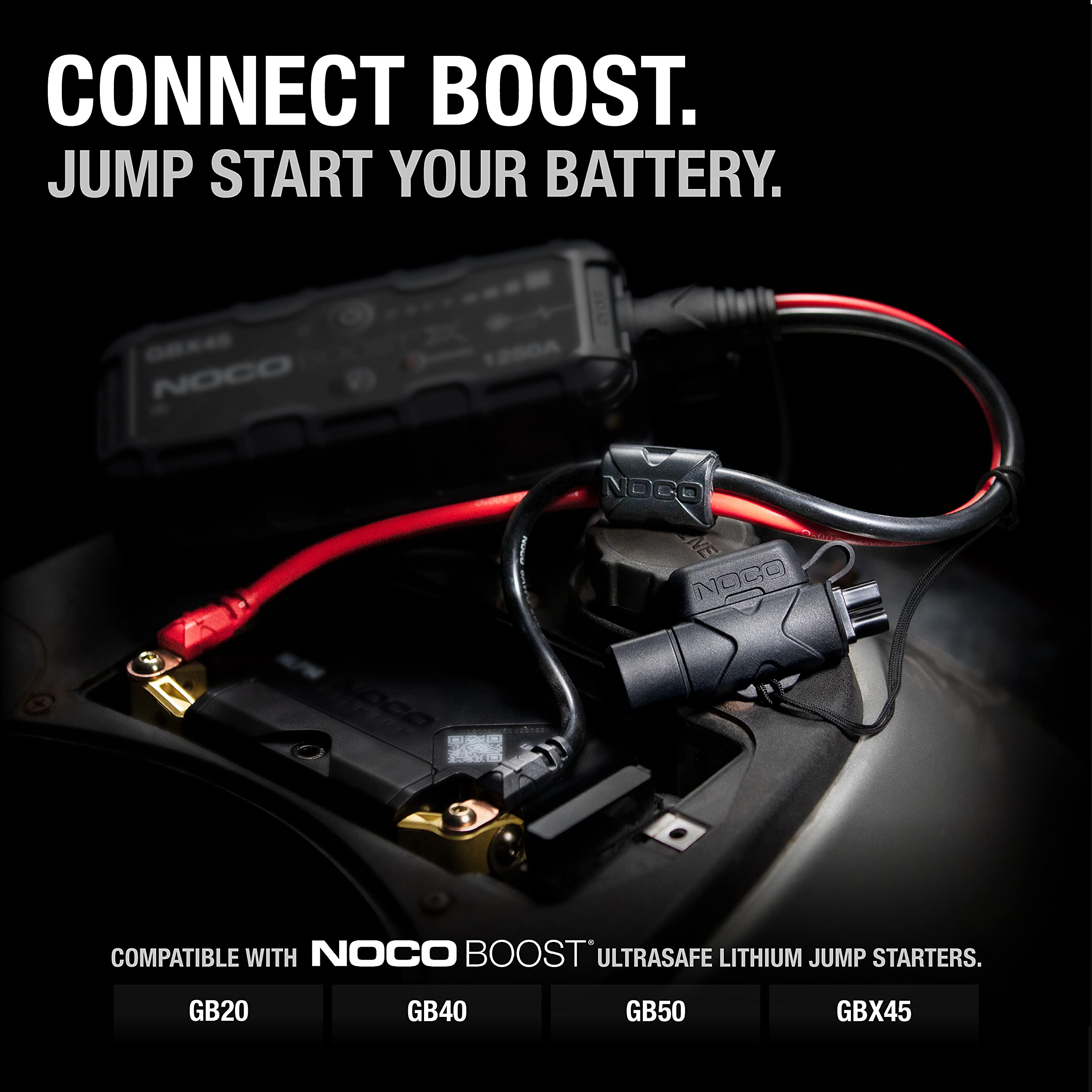 NOCO GBC007 works with selected Genius chargers when the adapter is attached.