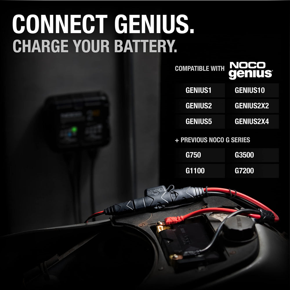NOCO GBC007 18.5-inch extension cable for flexible placement during vehicle maintenance.