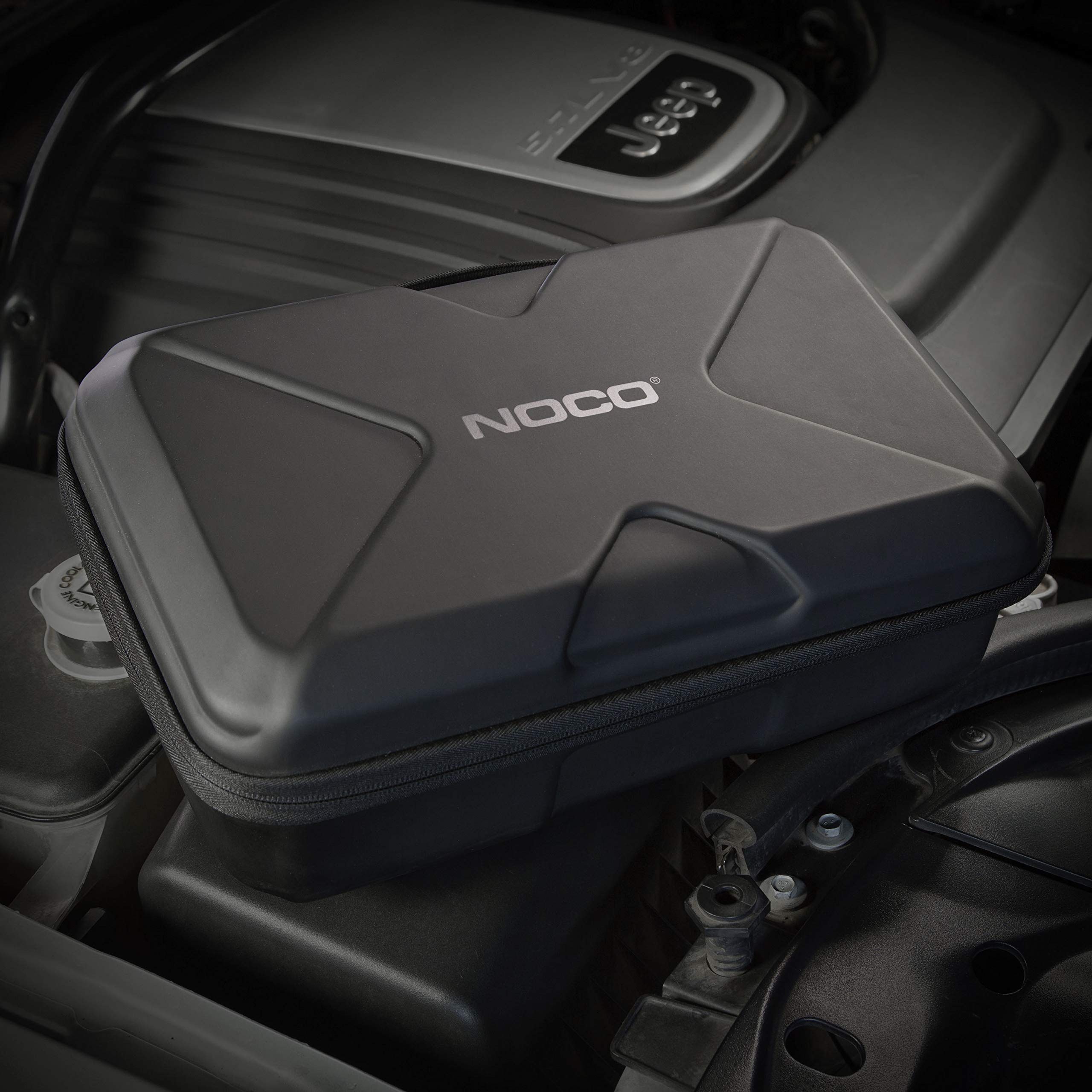 NOCO GBC015 case with molded pull tabs for quick access.