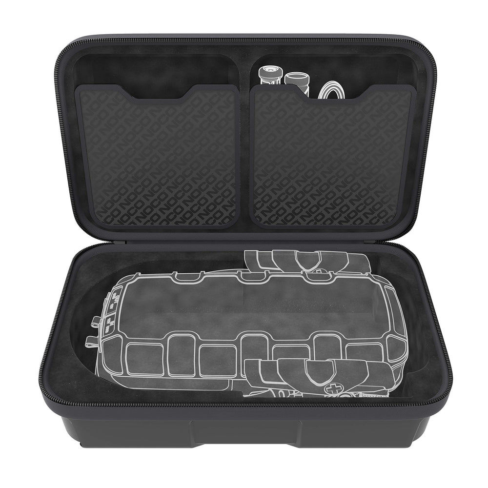 NOCO GBC015 case zipper close-up highlighting secure enclosure.