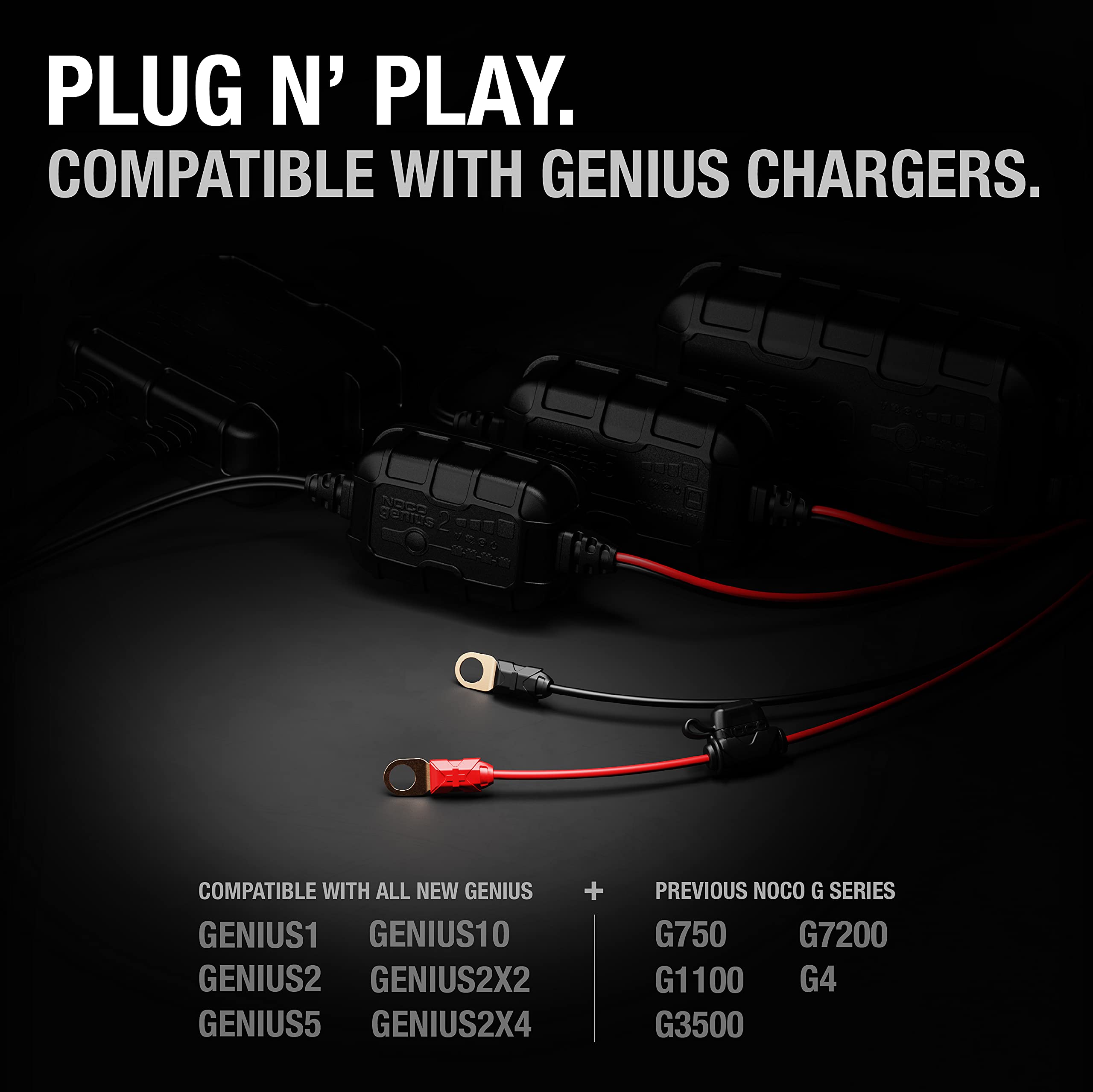GC008 is compatible with G-series chargers and GENIUS units for versatile setups.