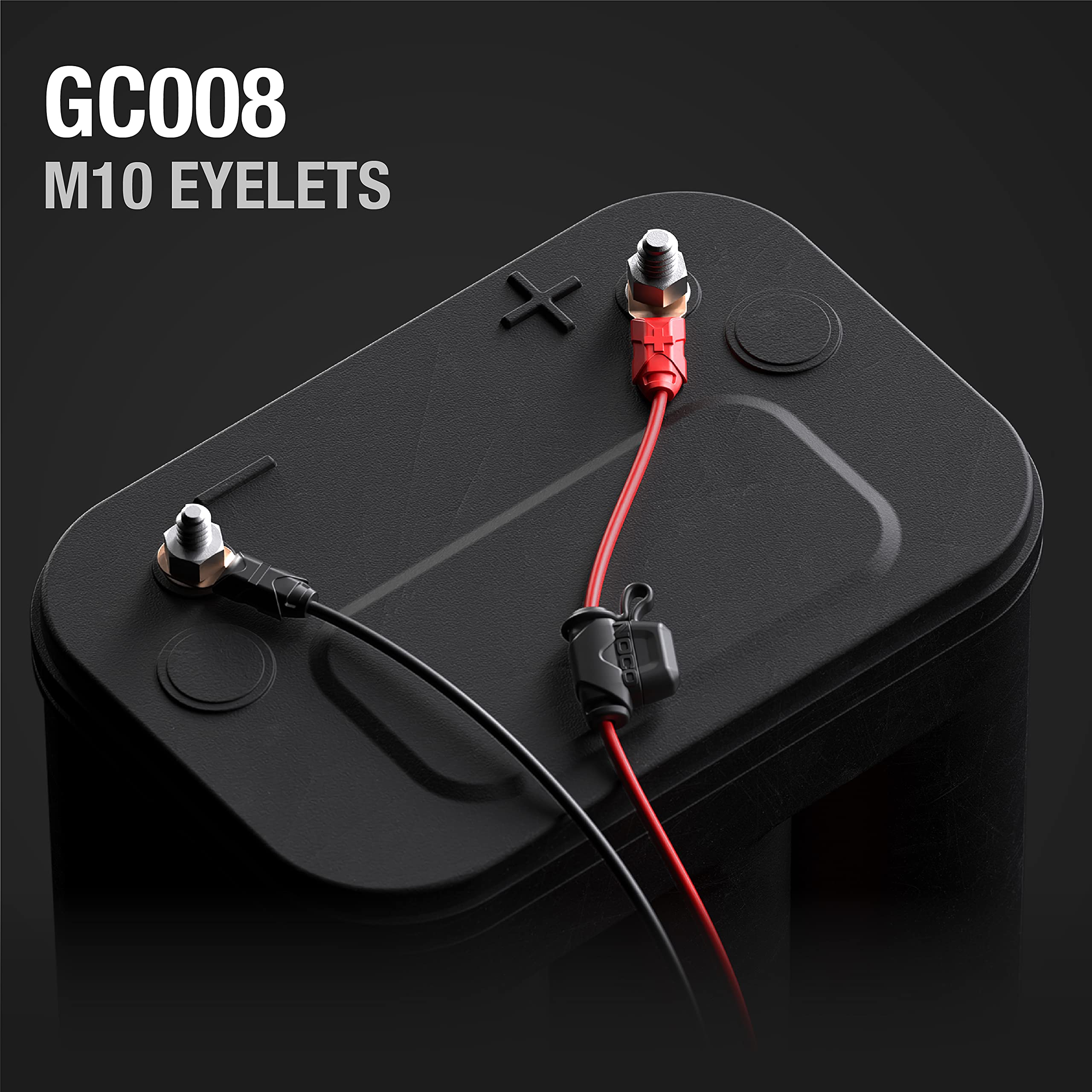 GC008 X-Connect XL eyelet terminal with lie-flat design for easy installation.