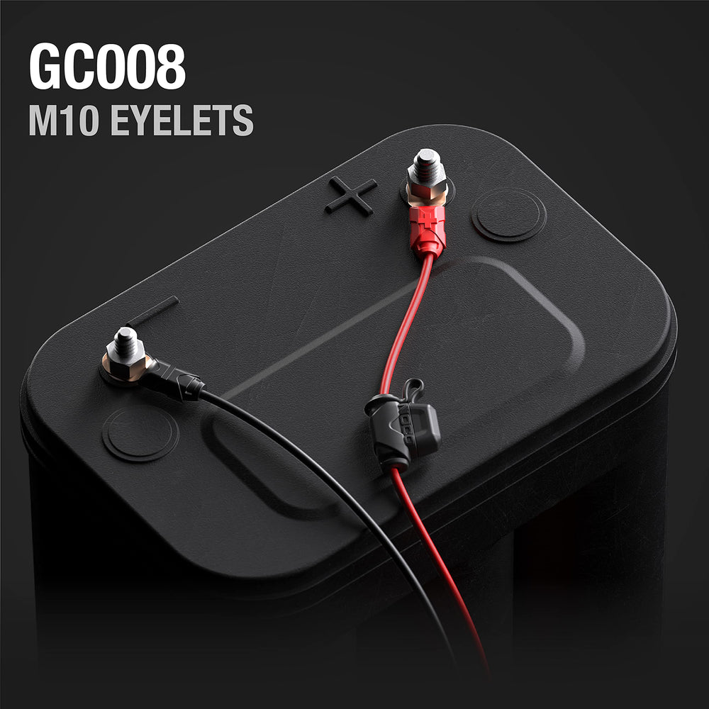 GC008 X-Connect XL eyelet terminal with lie-flat design for easy installation.