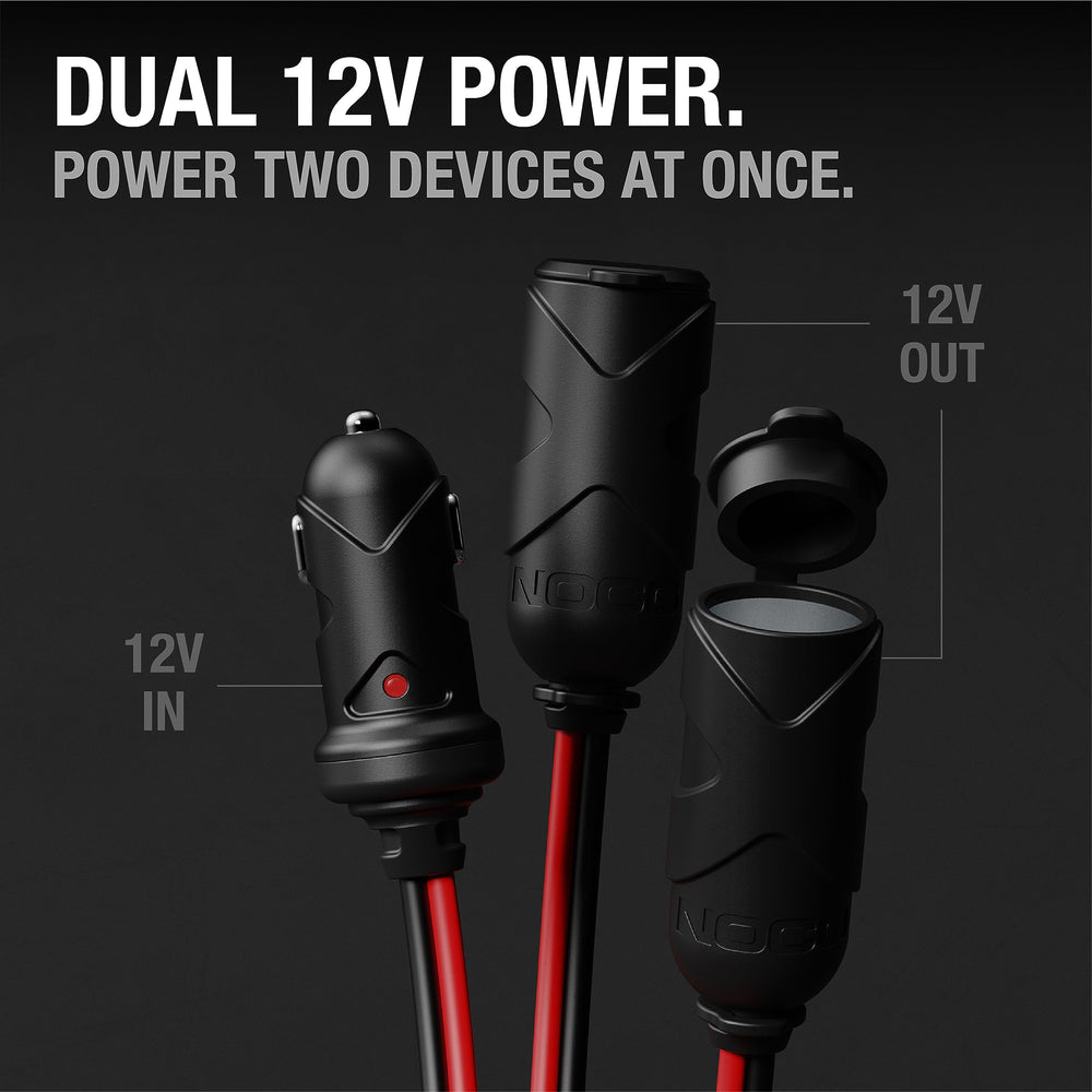 NOCO GC020 water-resistant cap protecting the 12V socket
