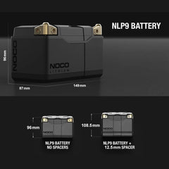 NOCO NLP9 side terminals enable flexible mounting for various powersports.