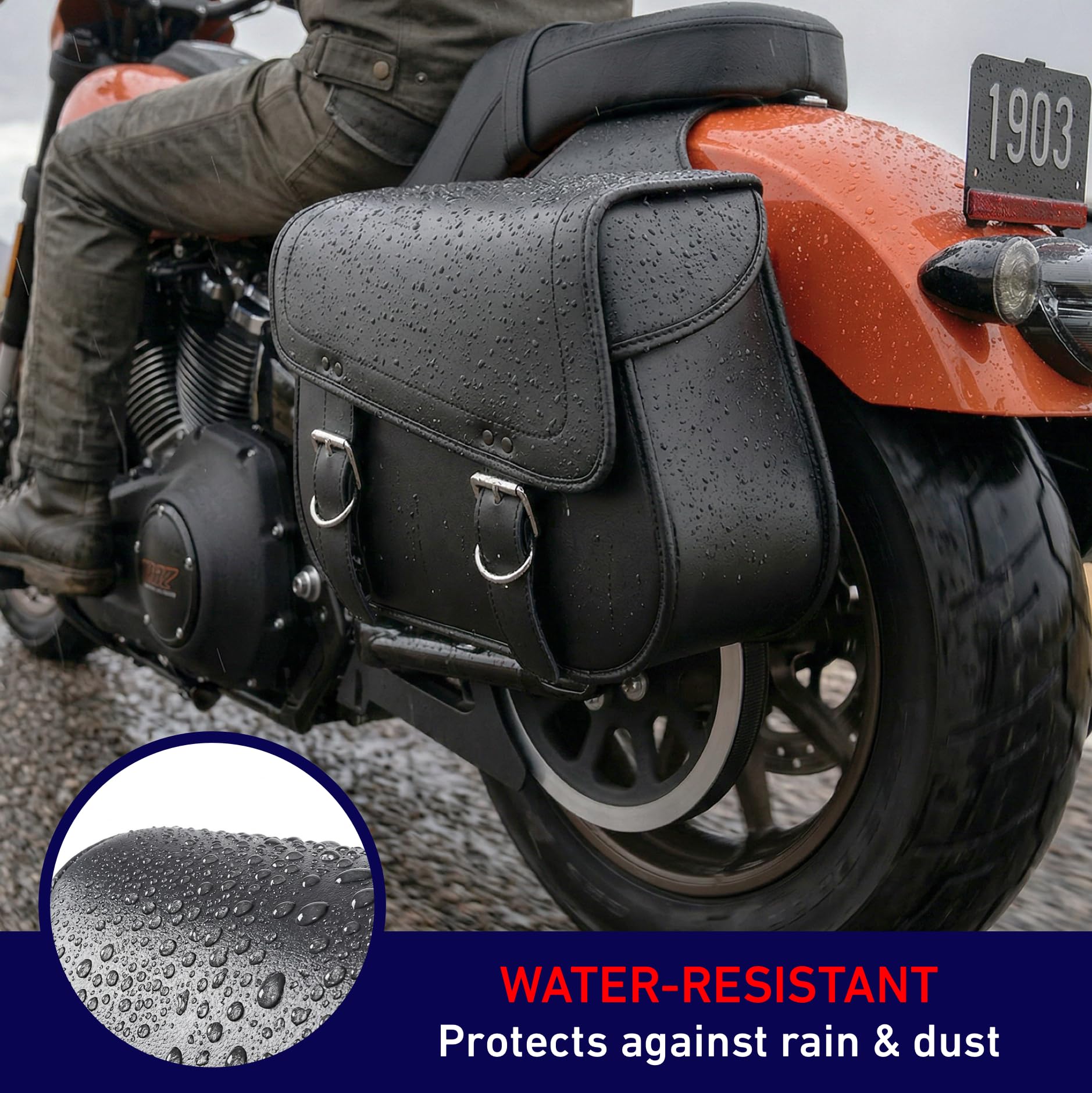 Nomad saddlebags universal fit on diverse cruiser models