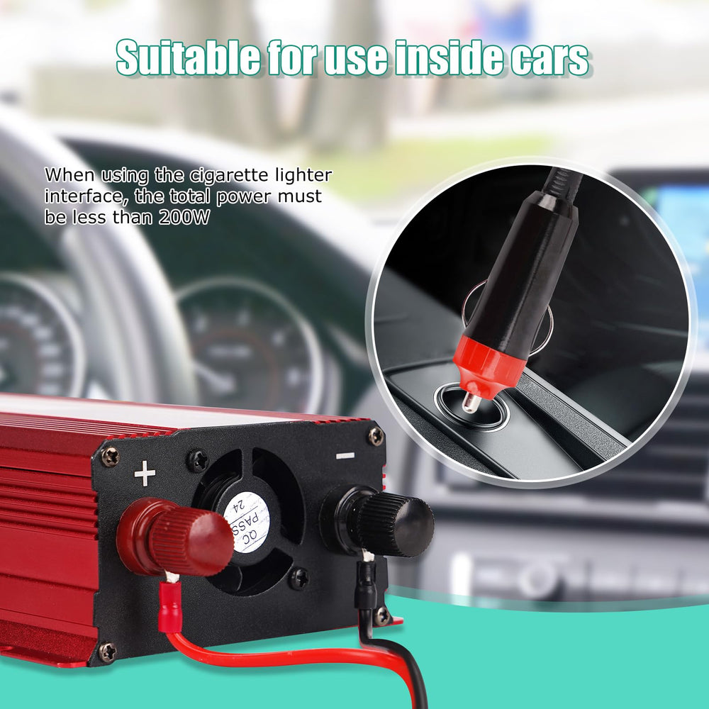 Nomal inverter protection system guards against overload and short circuits.