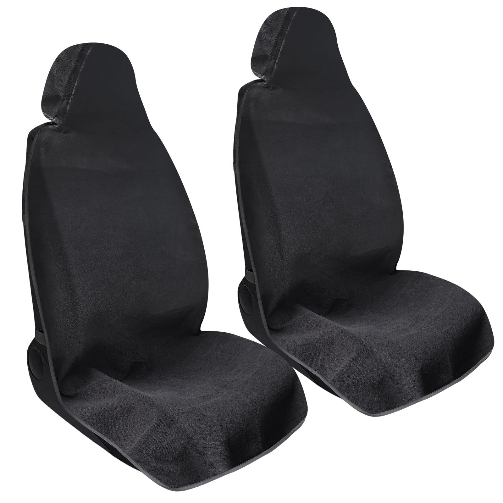 nomiou waterproof sweating car towel seat cover on front seat with non-slip grip