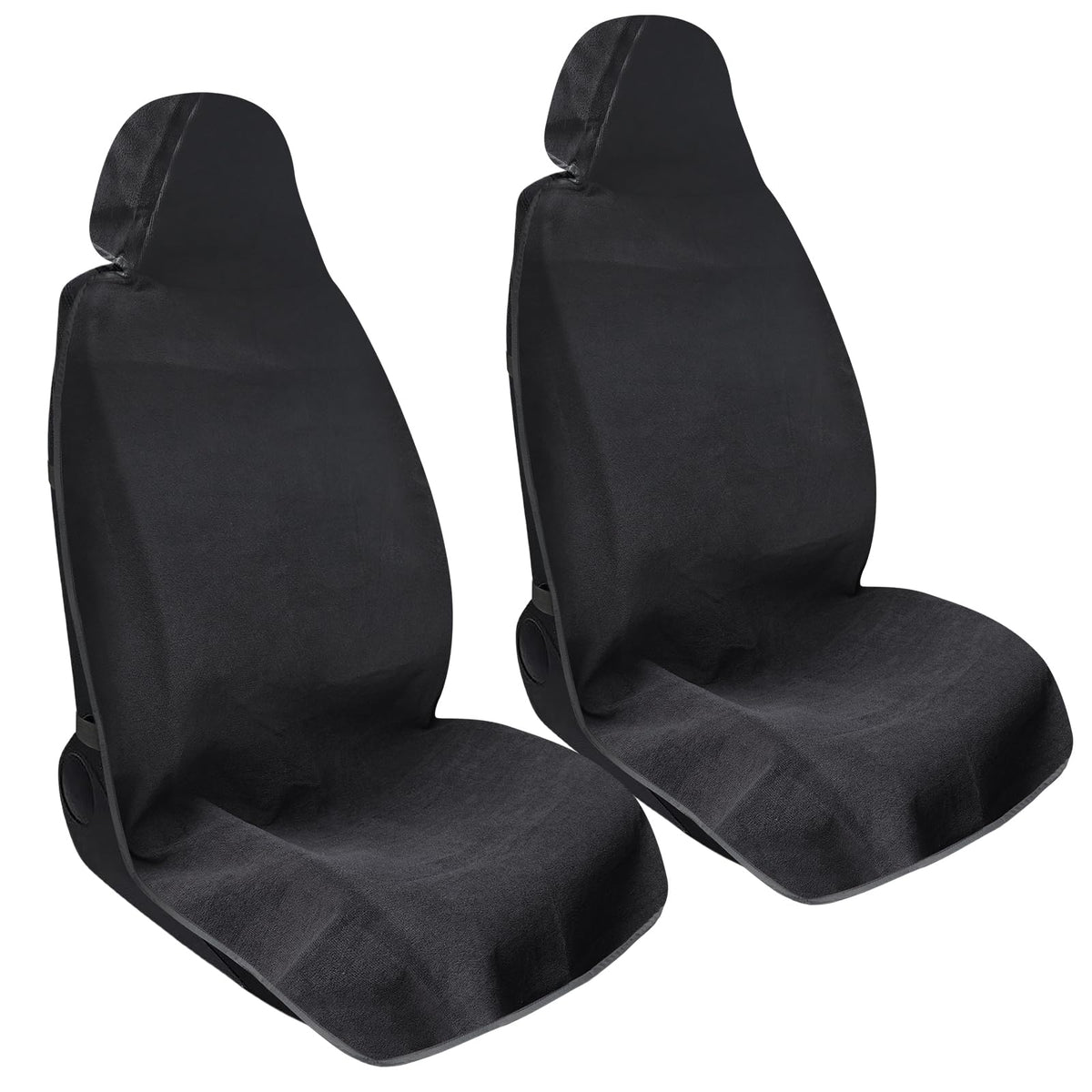 nomiou waterproof sweating car towel seat cover on front seat with non-slip grip