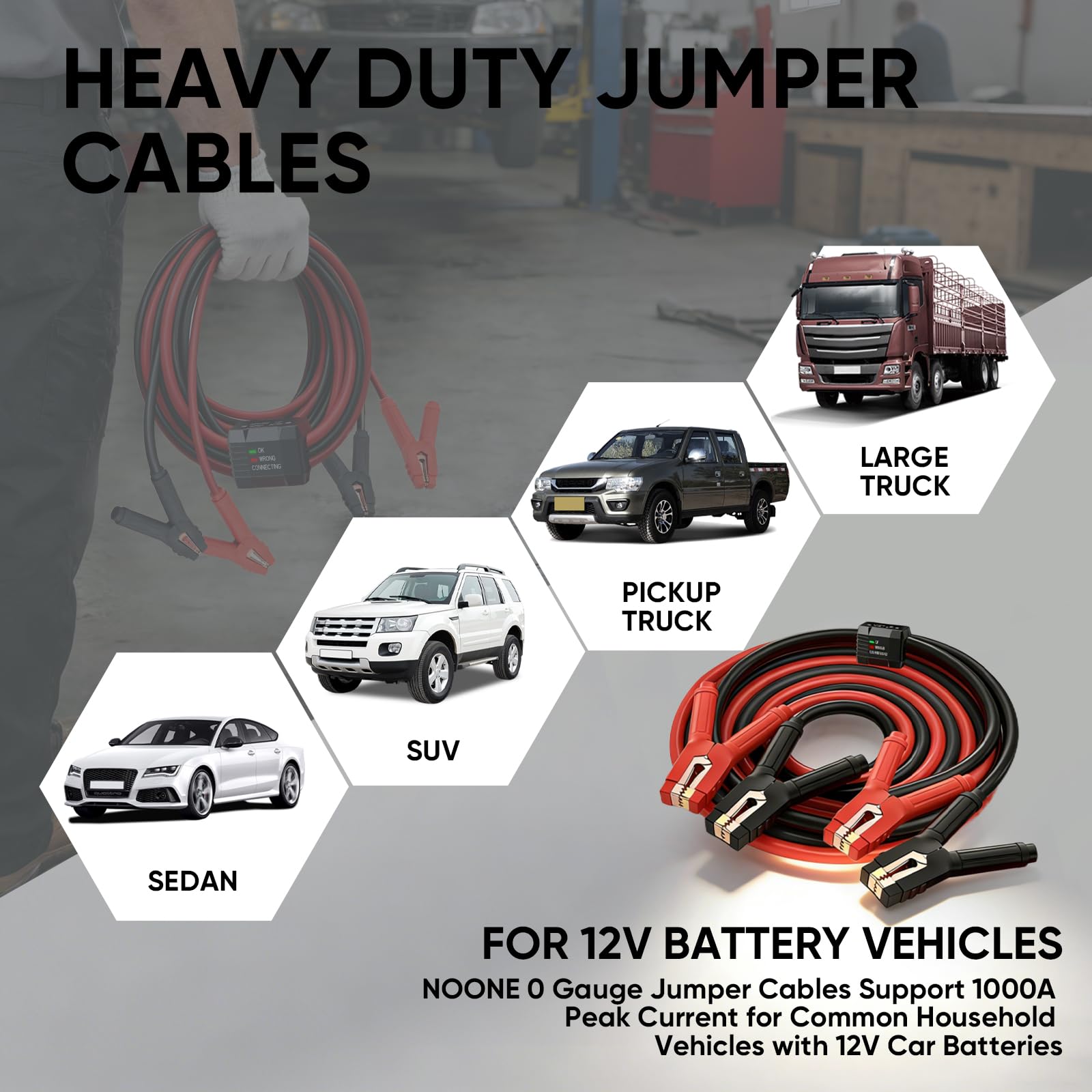 Noone carry bag included keeps cables organized.