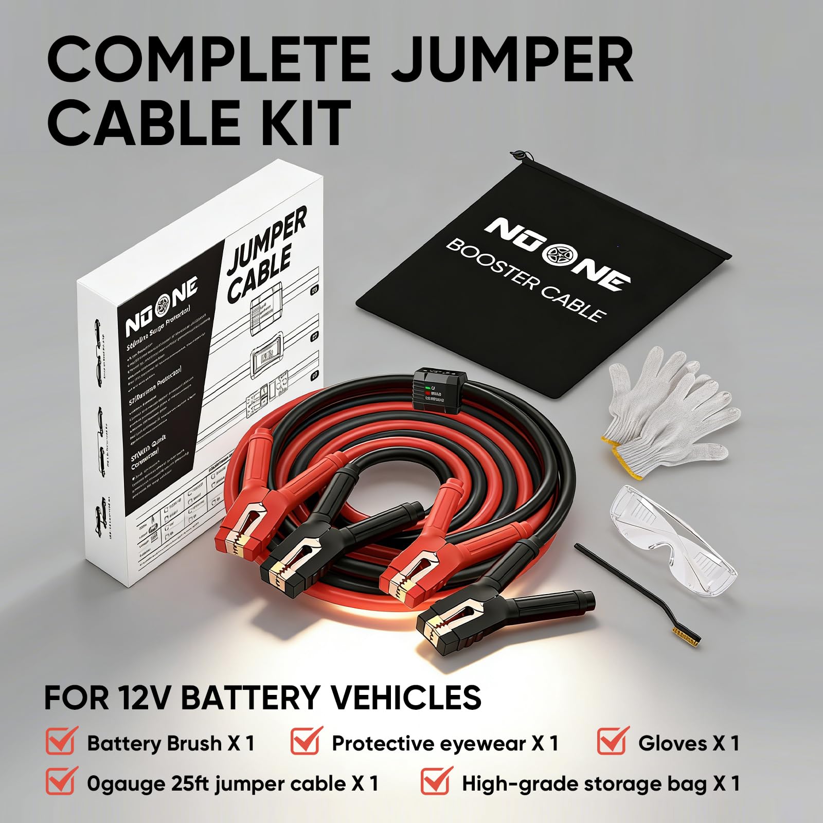 Noone compatible with up to 8.0L gas and 6.0L diesel.