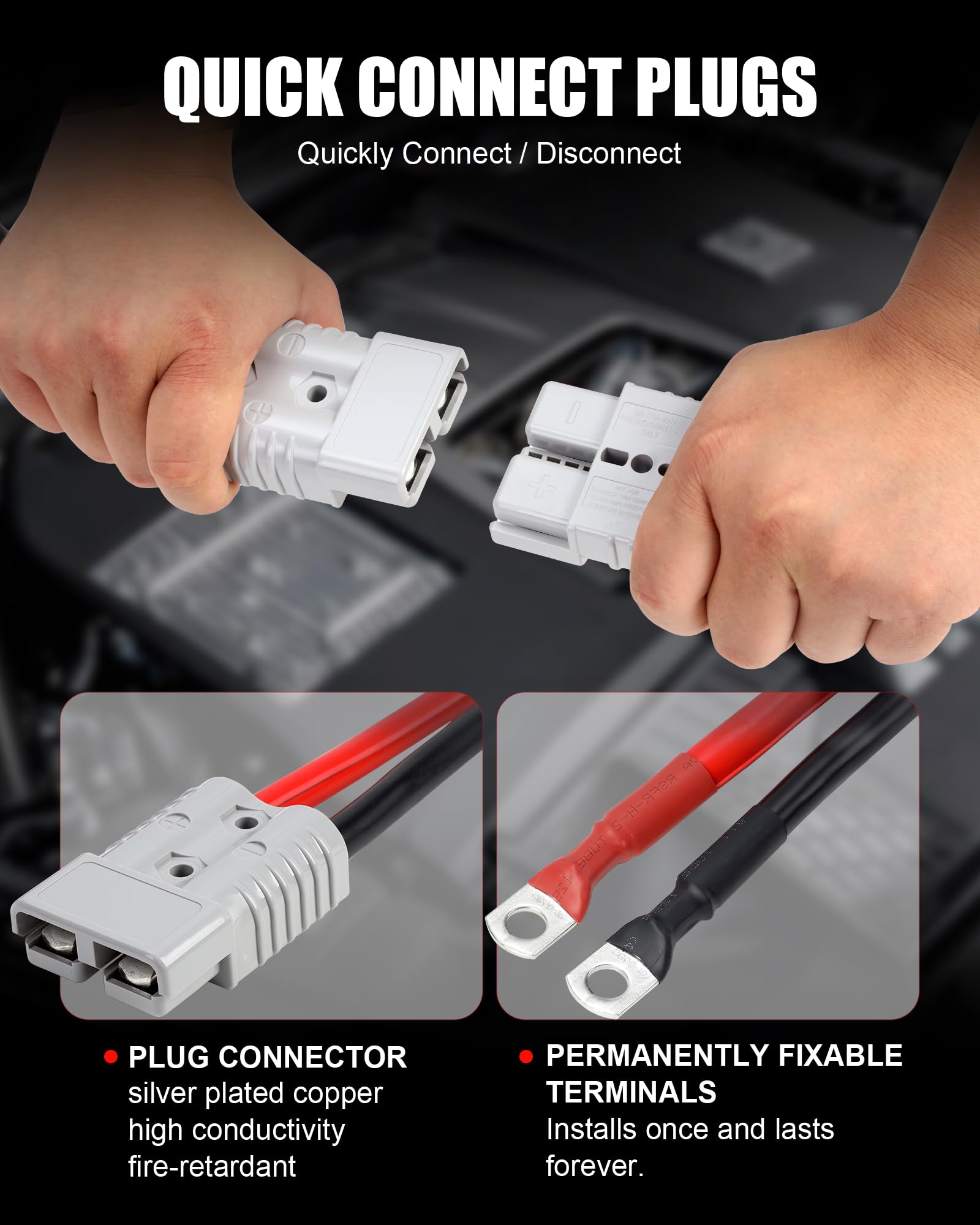 Noone jumper cables stay flexible in cold weather for reliable starts.