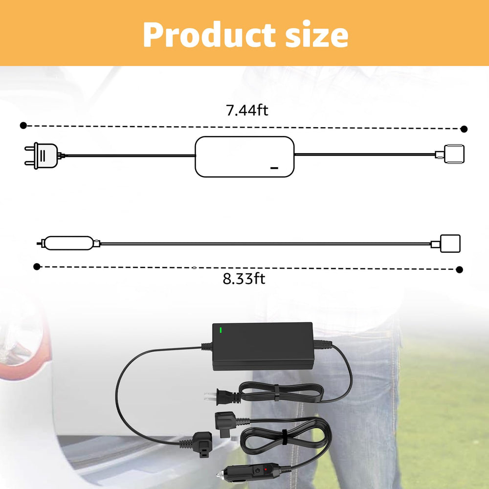 Norward car fridge power solution supports multiple brands with easy plug compatibility