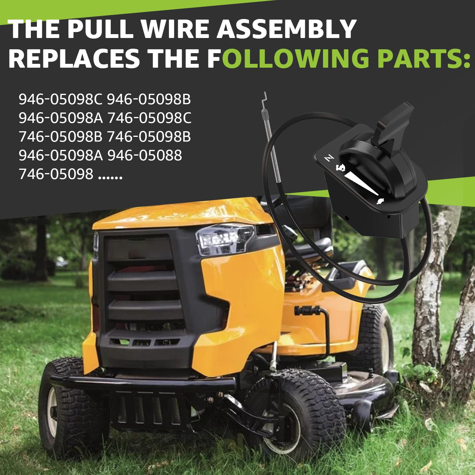 Durable Norward throttle choke cable wrap highlights long-lasting performance.