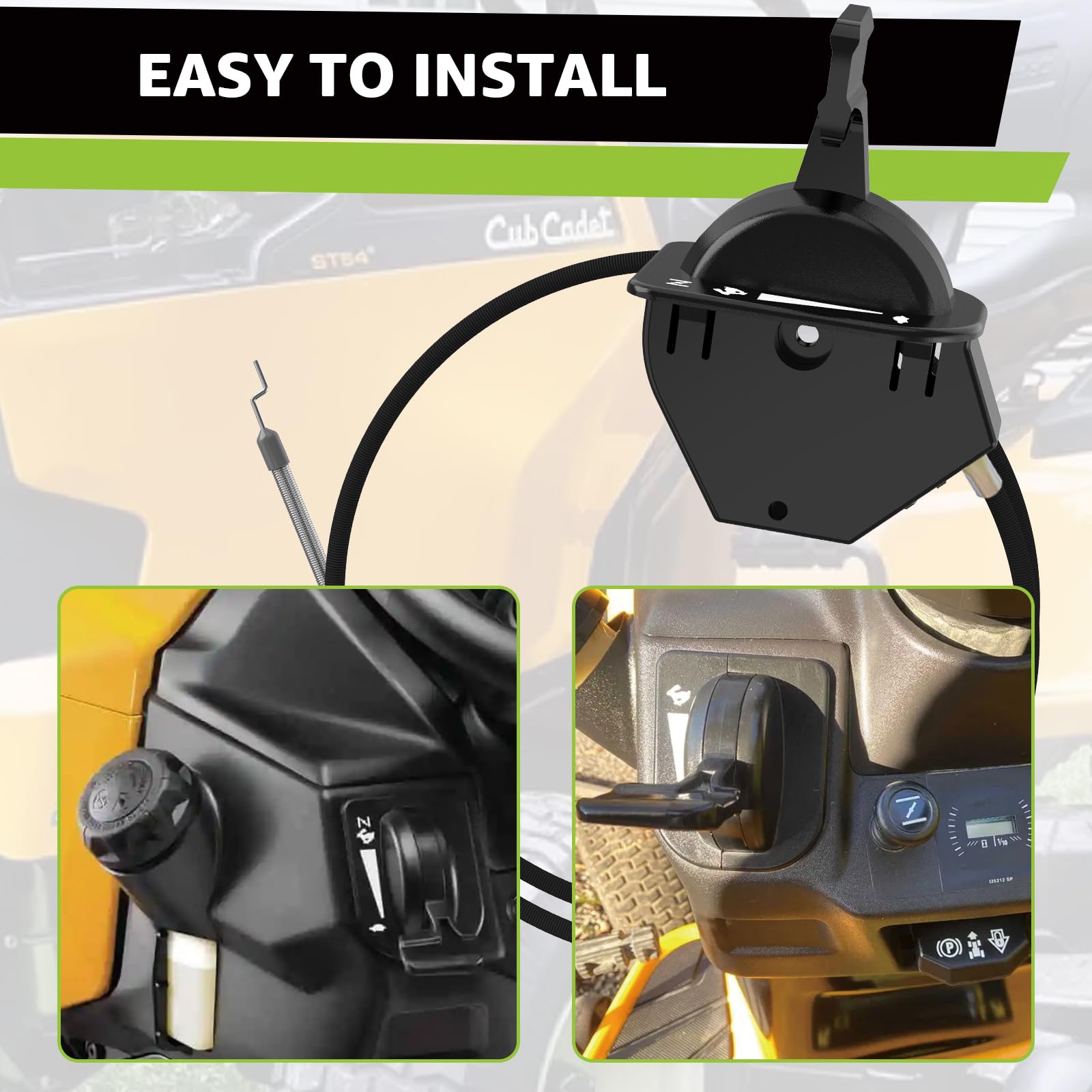 Packaging of Norward throttle choke cable with included components.