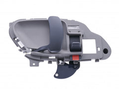 Not OEM front inside driver door handle gray close-up showing smooth finish