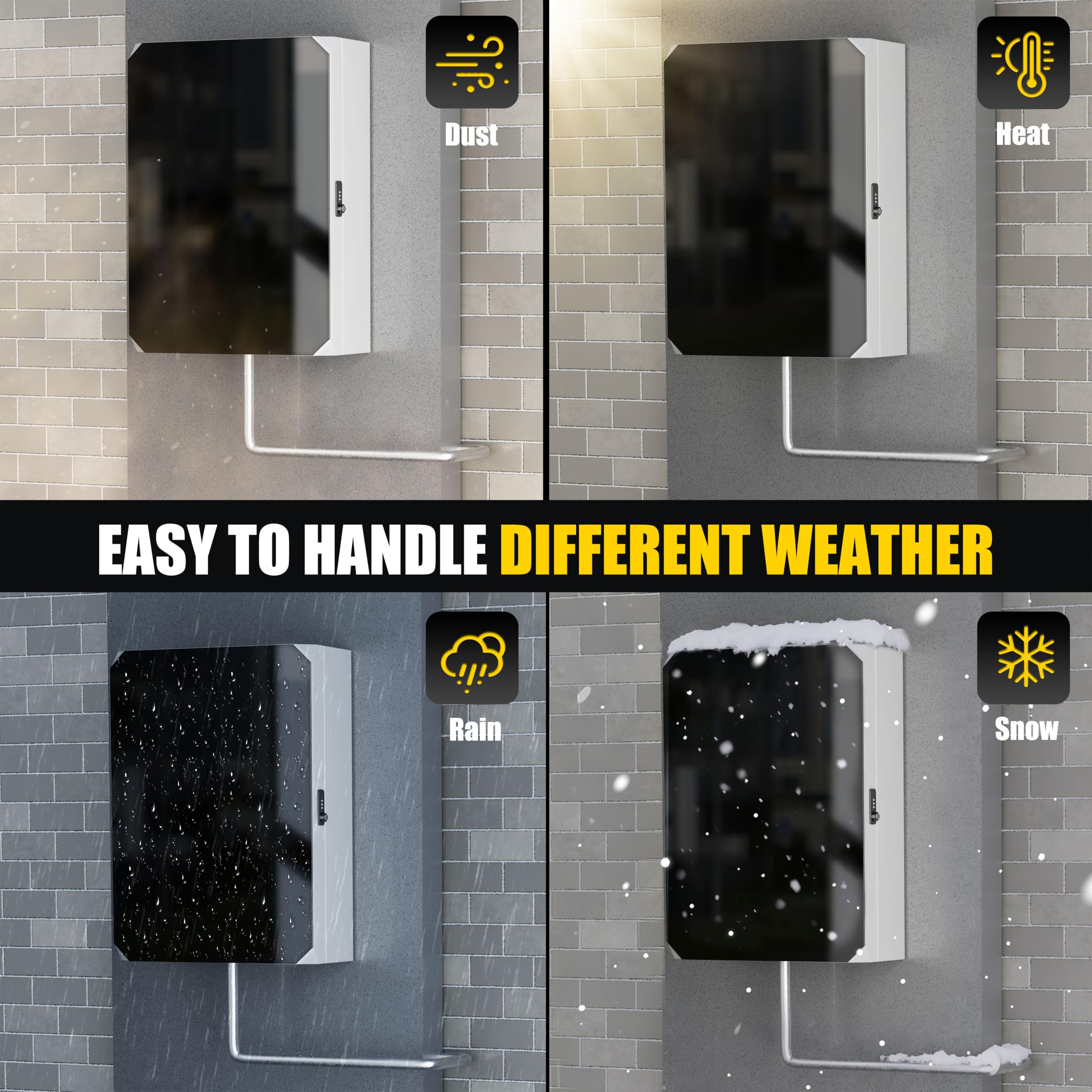 NOTASA all-weather protection guards against rain, snow, dust, and UV exposure.