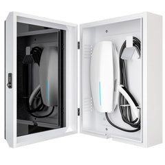 NOTASA Tesla wall charger cover for outdoor installation with weather protection.