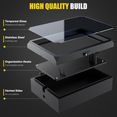 NOTASA weatherproof charger box shielding charger from rain and dust