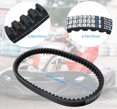 NOTETOUPT three-pack belts displayed for easy replacement and stock readiness.