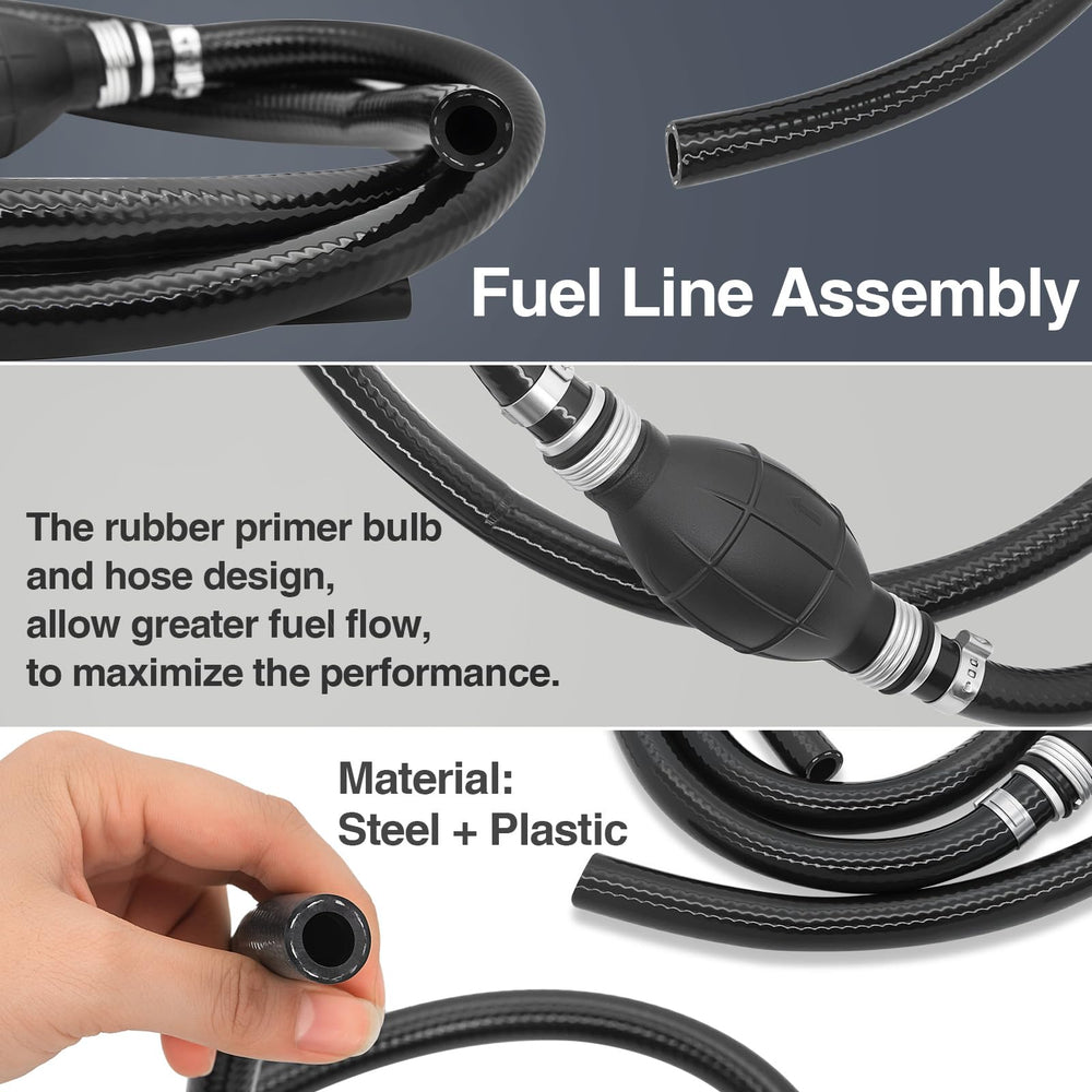 NOTETOUPT rubber fuel hose handles ethanol blends with durability