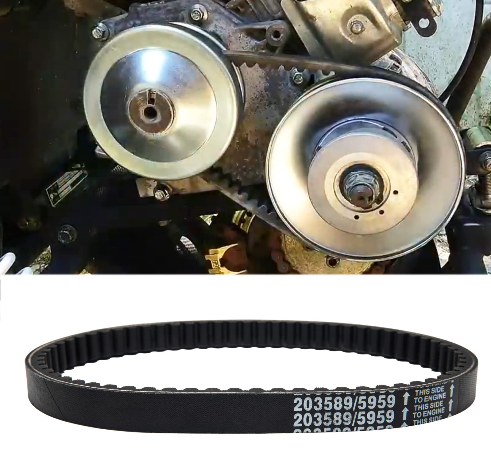 NOTETOUPT wide-application belt suitable for 5-7hp karts.