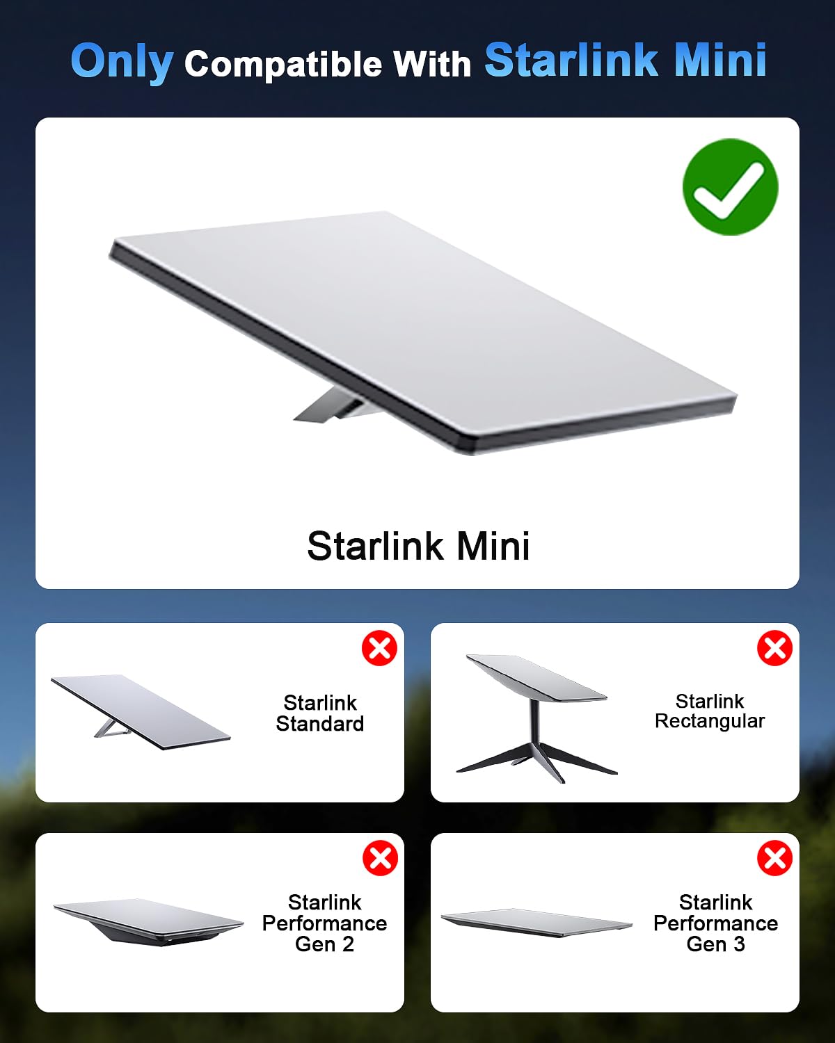 NovaKits Starlink Mini quick-release mount enabling fast, tool-free setup.