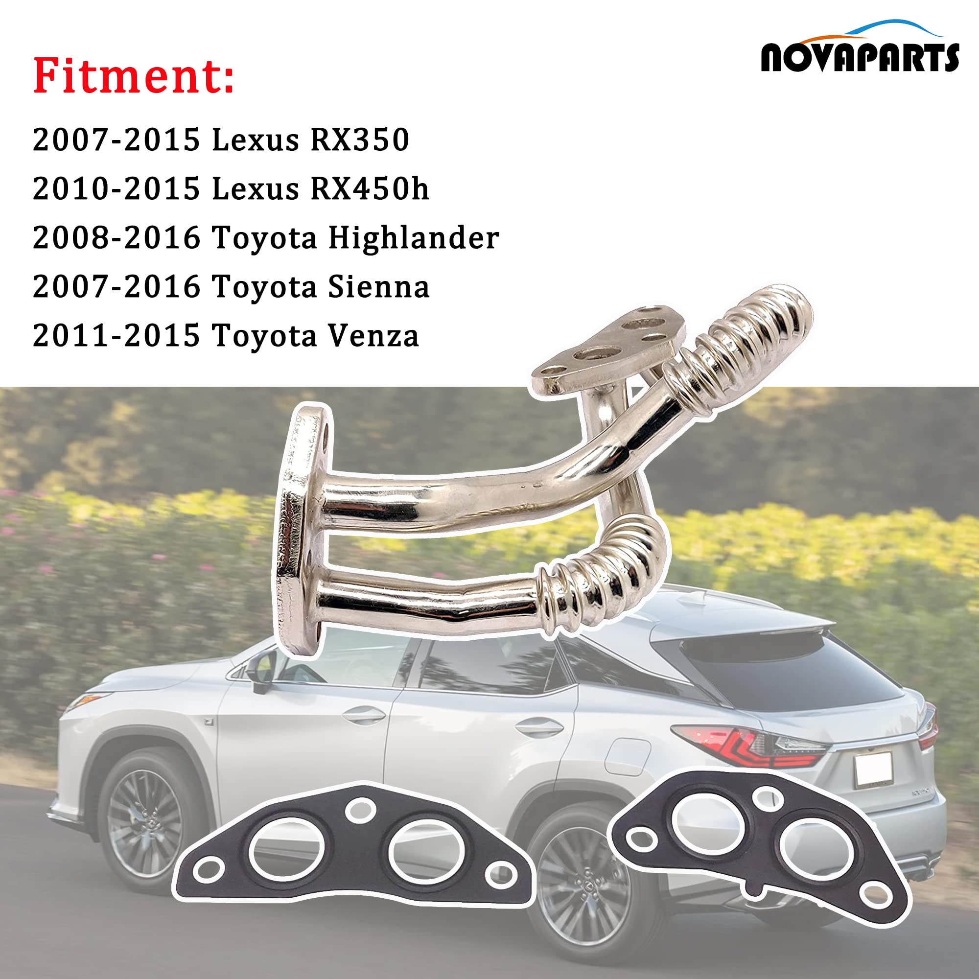 NOVAPARTS gasket kit for oil cooler line provides reliable seals during maintenance