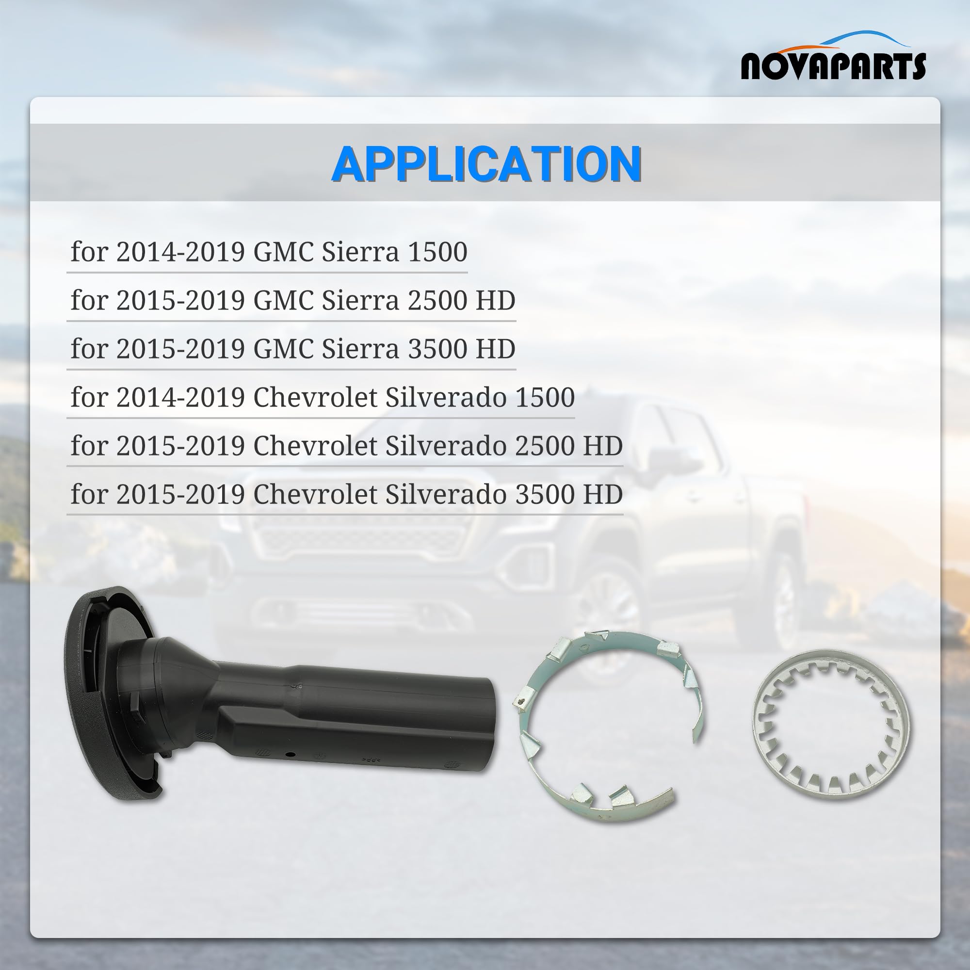 NOVAPARTS lock cover seal interlock highlights a tight weather seal.