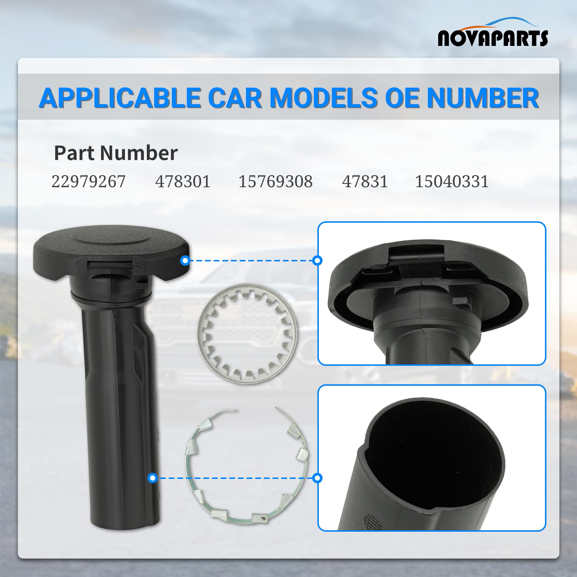 NOVAPARTS spare tire hoist protection illustrates rust resistance in harsh conditions.