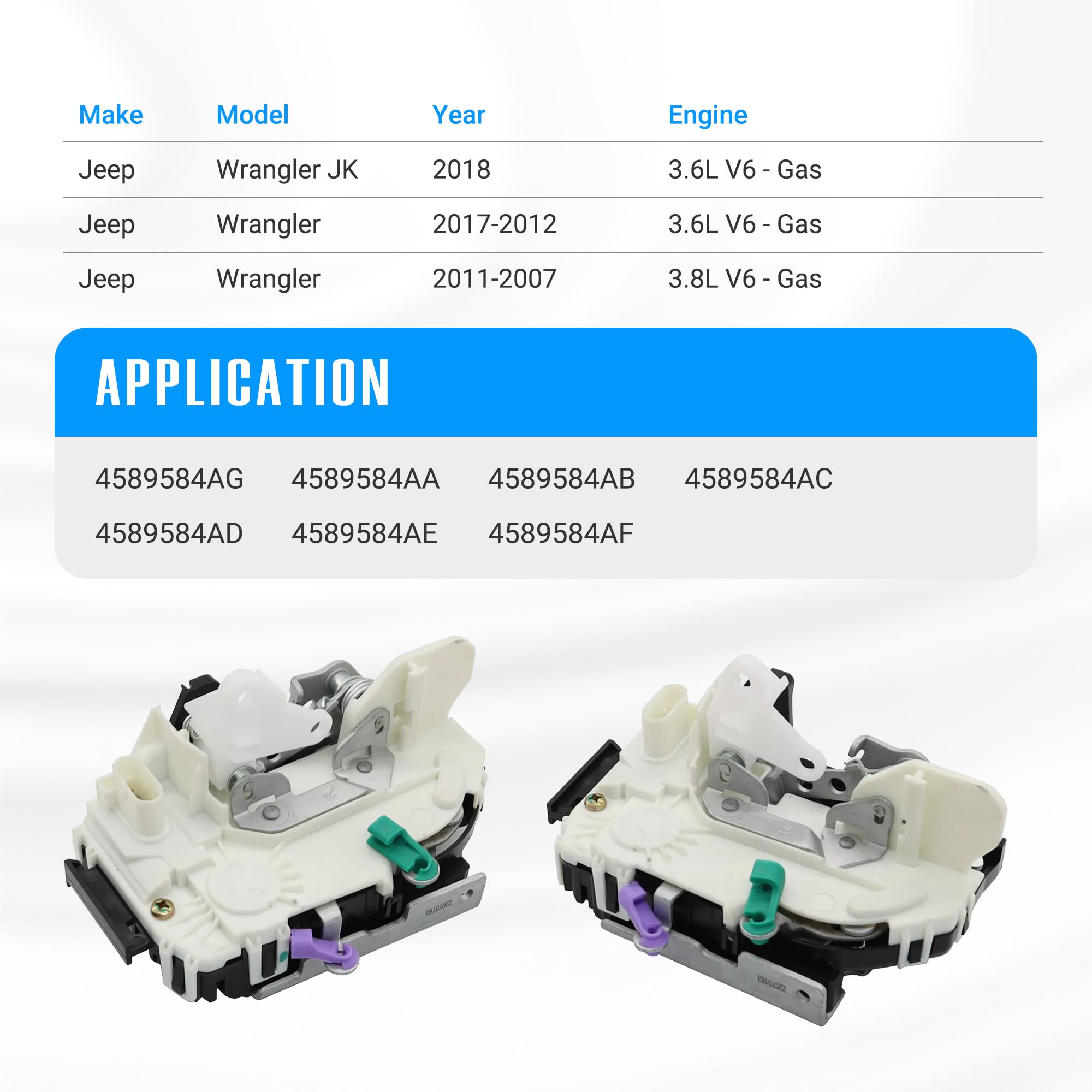 NOVAPARTS tailgate latch actuator offers smooth operation and easy plug-in installation