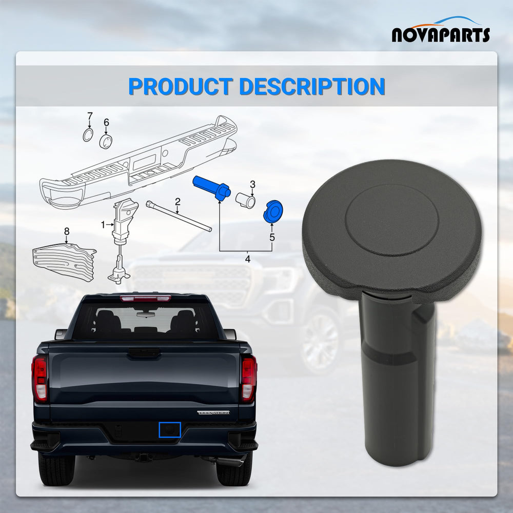 NOVAPARTS weather protection seal keeps the spare-tire lock area dry.