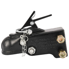 NovelBee 15,000 lbs capacity coupler ensures heavy-duty trailer pairing.