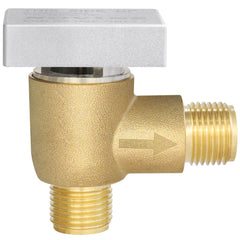 NOVINO black tank flush check valve controlling water flow and leaks
