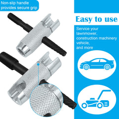 NOVINO Grease Zerk Tool angle fittings from 30° to 90° shown