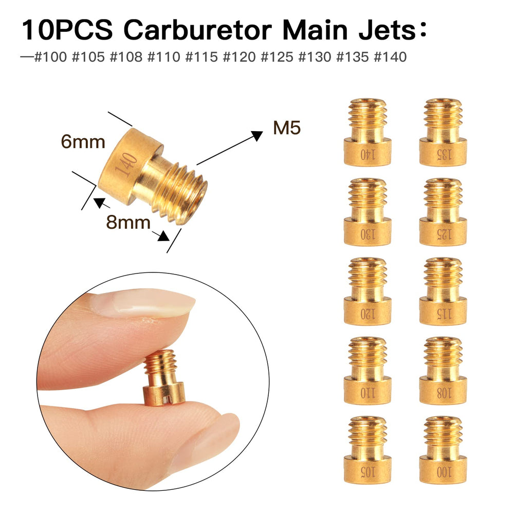 NOVINO main jet 125 improves throttle response at mid-range