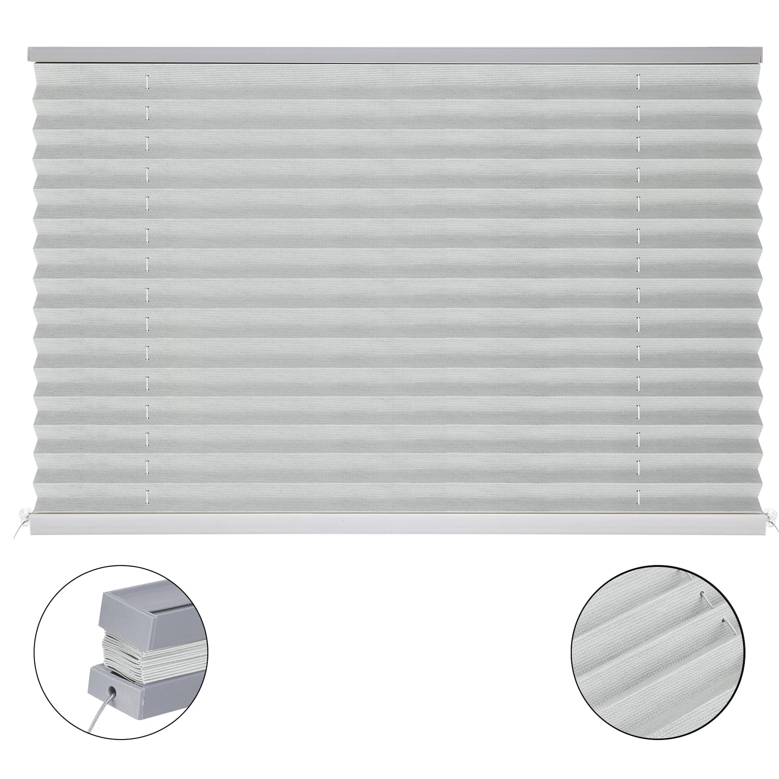 Novino RV blinds highlight easy installation with included hardware.