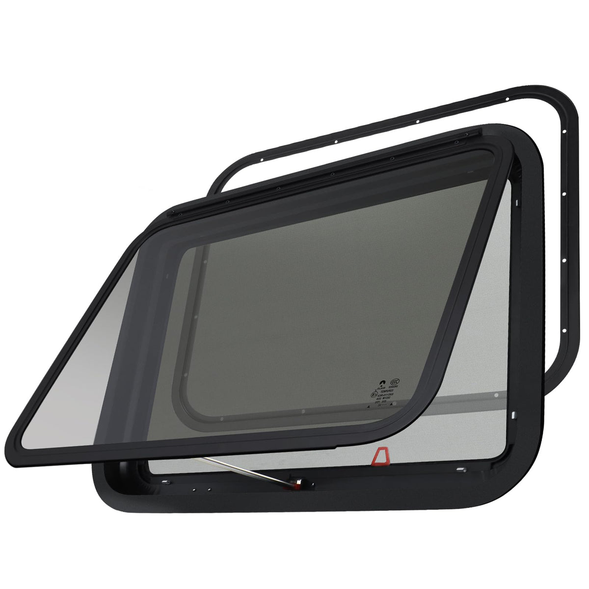 NOVINO RV exit window glass with tinted safety for clear view