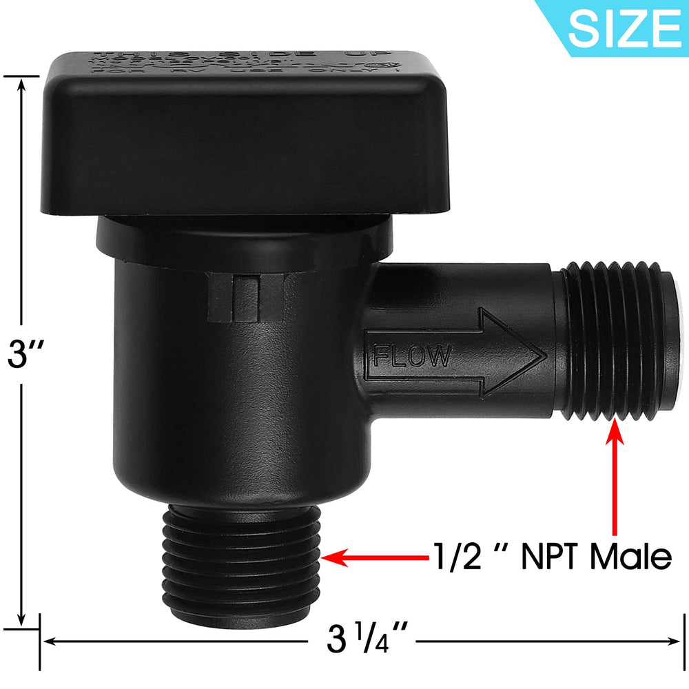 NOVINO RV vacuum breaker installation demonstrates straightforward setup.