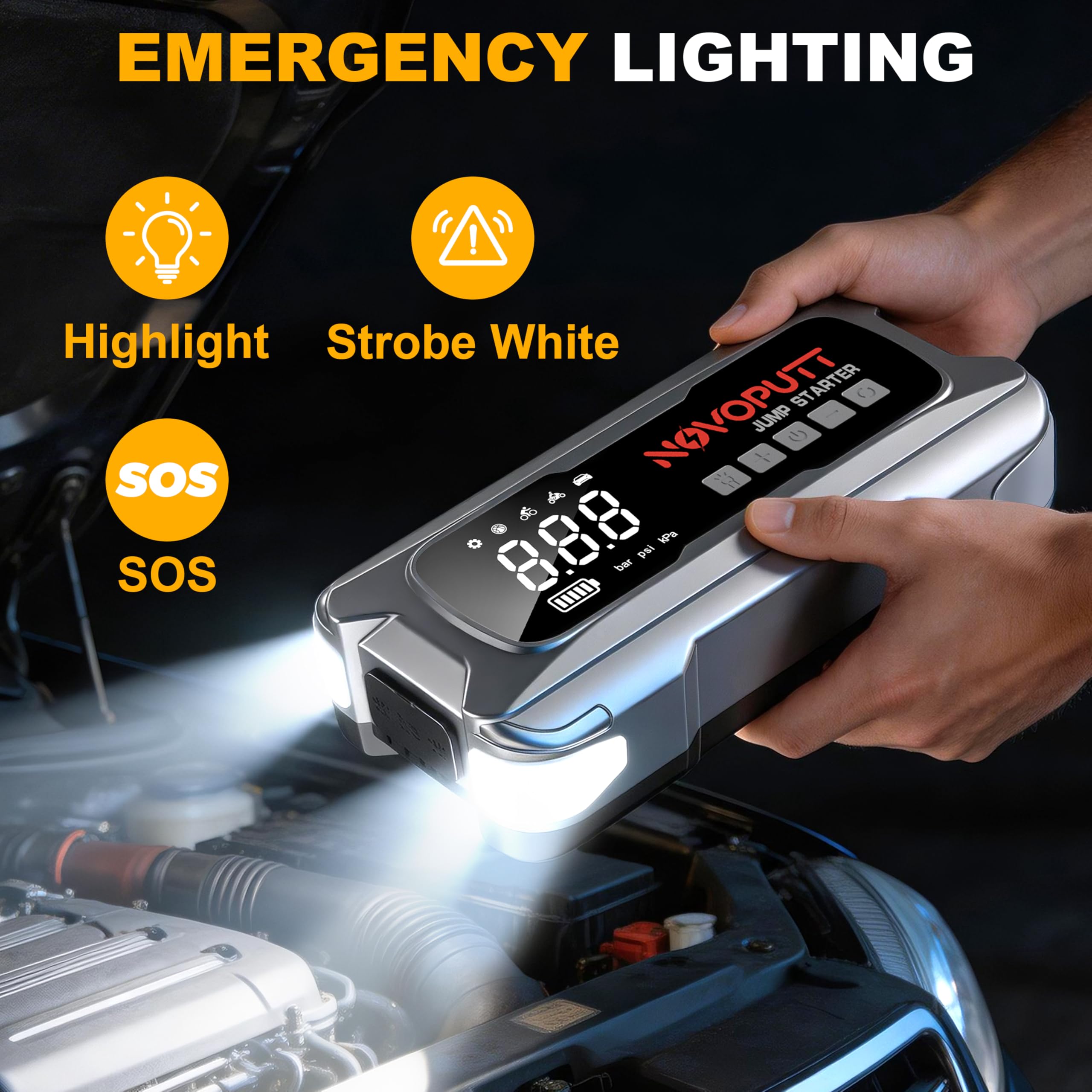 NOVOPUTT emergency kit case keeps tools organized for winter driving
